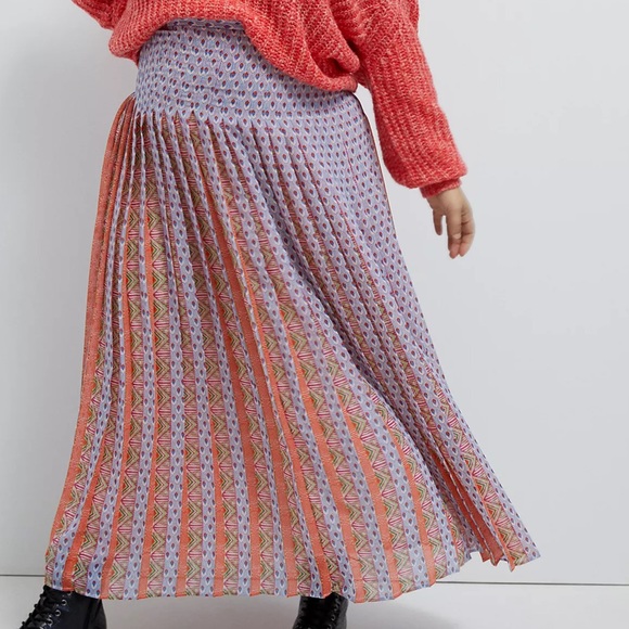 Anthropologie Nonie Pleated Maxi Skirt - Picture 2 of 9